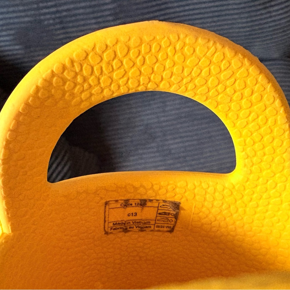 CROCS Kids Yellow Rain Boots - Picture 7 of 8
